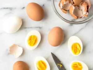 تخم مرغ غذای رژیمی